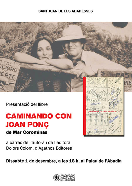 cartell Caminando con Joan Pon 
 agenda